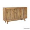 Picture of Parkway Rustic Modern Solid Wood 6 Drawer Rattan Dresser