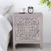 Picture of Cashel Distressed Mindi Wood Handcarved Nightstand
