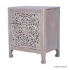 Picture of Cashel Distressed Mindi Wood Handcarved Nightstand