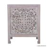 Picture of Cashel Distressed Mindi Wood Handcarved Nightstand