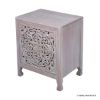 Picture of Cashel Distressed Mindi Wood Handcarved Nightstand