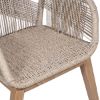 Picture of Alloa Rustic Teak Wood Woven Rope Dining Chair