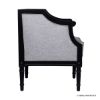 Picture of Elgin Mahogany Wood Contemporary Tufted Arm Chair Sofa