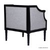 Picture of Elgin Mahogany Wood Contemporary Tufted Arm Chair Sofa