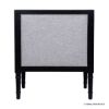 Picture of Elgin Mahogany Wood Contemporary Tufted Arm Chair Sofa
