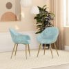 Picture of Darfield Solid Wood Mid-Century Upholstered Dining Chair