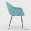 Picture of Darfield Solid Wood Mid-Century Upholstered Dining Chair