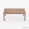 Picture of Dornbirn Teak Modern Outdoor Dining Table With Umbrella Hole