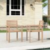 Picture of Dornbirn Outdoor Rustic Teak Wood Armchair with Back Rest