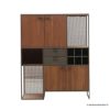 Picture of Thermalito Industrial Mid Century Style Modular Large Bar Cabinet