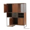 Picture of Thermalito Industrial Mid Century Style Modular Large Bar Cabinet