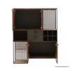 Picture of Thermalito Industrial Mid Century Style Modular Large Bar Cabinet