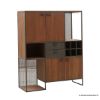 Picture of Thermalito Industrial Mid Century Style Modular Large Bar Cabinet