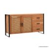 Picture of Graniteville Industrial Rattan 2 Door Kitchen Buffet Sideboard