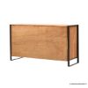 Picture of Graniteville Industrial Rattan 2 Door Kitchen Buffet Sideboard