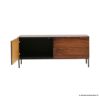 Picture of Eagleville Modern Mid Century Solid Wood 2 Drawer Credenza