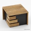 Picture of Brisbane Modern Rustic Solid Wood 2 Tone Office Coffee Table