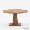 Picture of Glenrothes Solid Wood Round Pedestal Dining Table For 4