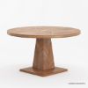 Picture of Glenrothes Solid Wood Round Pedestal Dining Table For 4