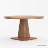 Picture of Glenrothes Solid Wood Round Pedestal Dining Table For 4
