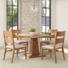 Picture of Glenrothes Solid Wood Round Pedestal Dining Table For 4
