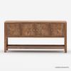 Picture of Glenrothes Rustic Solid Wood Open Shelf Large Sideboard Buffet Table