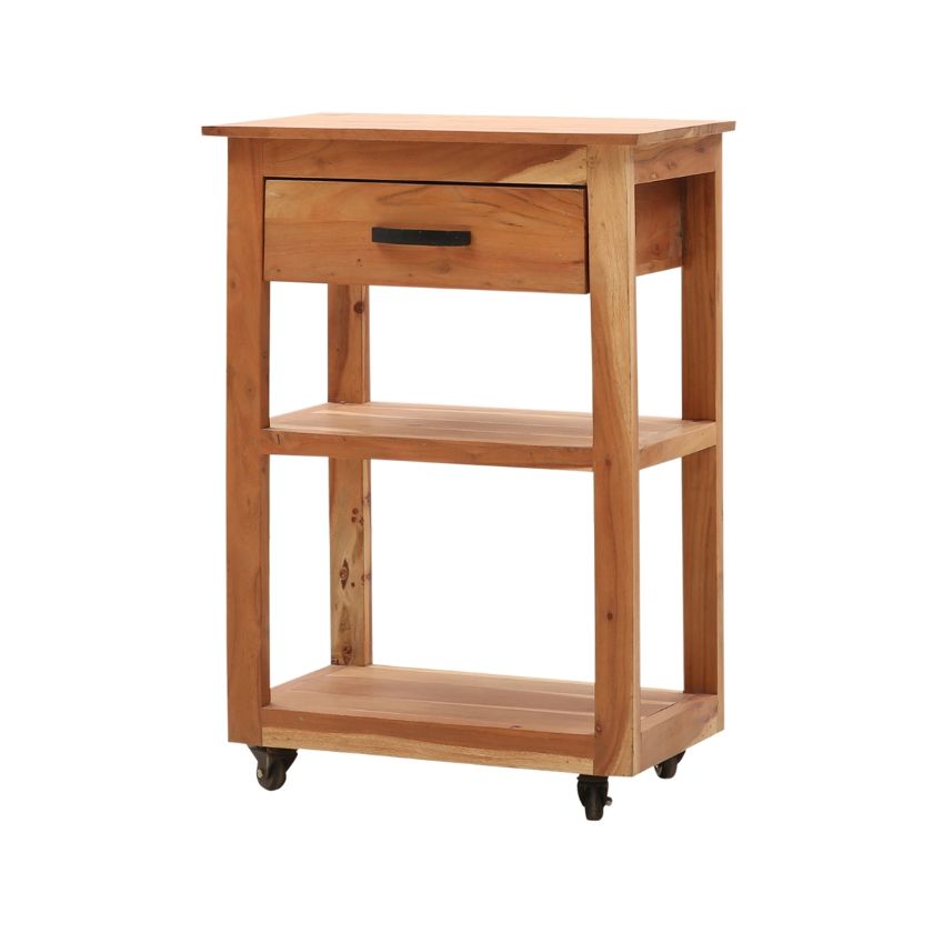 Picture of Taylorsville Mission Style Rolling Solid Wood End Table