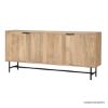 Picture of Hornitos Industrial Farmhouse style 4 Fluted Door Sideboard