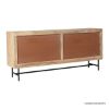 Picture of Hornitos Industrial Farmhouse style 4 Fluted Door Sideboard