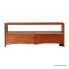 Picture of Alderpoint Modern Live Edge 2 Drawer Media Console with Open Shelf