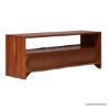 Picture of Alderpoint Modern Live Edge 2 Drawer Media Console with Open Shelf