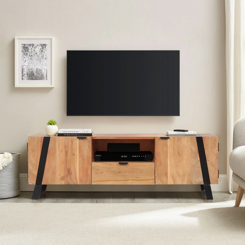 Mettler Mid-Century Modern Media Console Cabinet (59")