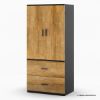 Picture of Kristiansand Solid Wood Home Office Tall Storage Cabinet