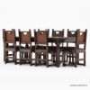 Picture of Bonnet Rustic Solid Wood Dining Table Set