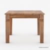 Picture of Salemo Natural Wood Square Kitchen Table and Chair Set of 4