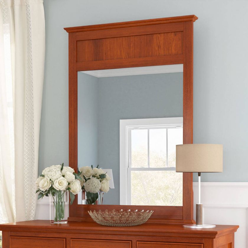 Picture of Delanson Solid Mahogany Wood Mirror Frame