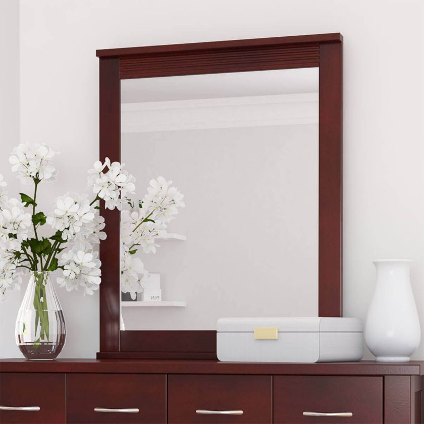 Picture of Amenia Solid Mahogany Wood Mirror Frame