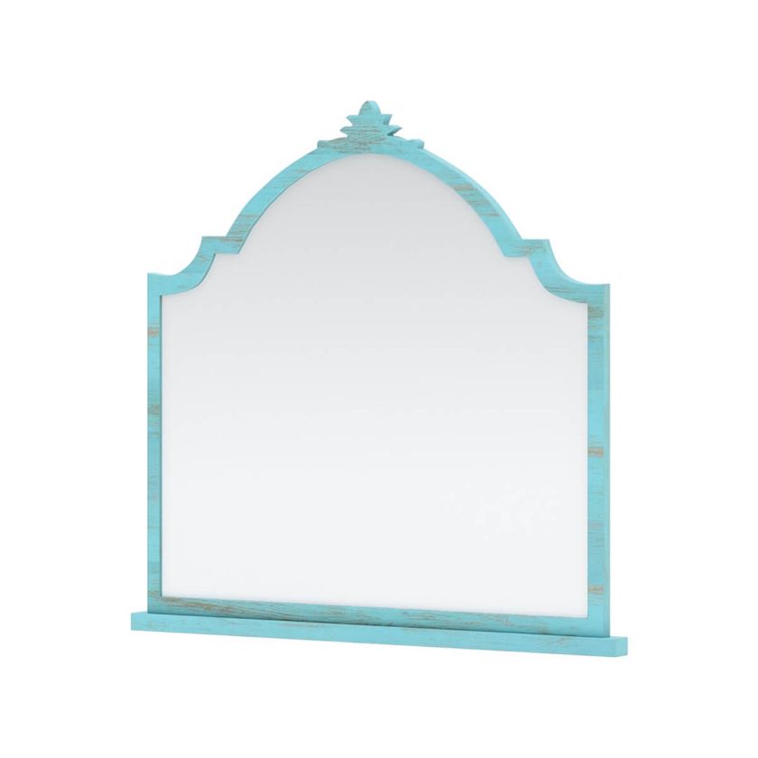 Picture of Victorian Mango Wood Turquoise Mirror Frame
