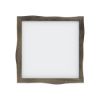Picture of Ambler Mahogany Wood Live Edge Square Mirror Frame
