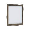 Picture of Ambler Mahogany Wood Live Edge Square Mirror Frame