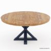 Picture of Salzburg Two Tone Solid Wood Round Dining Table