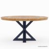 Picture of Salzburg Two Tone Solid Wood Round Dining Table