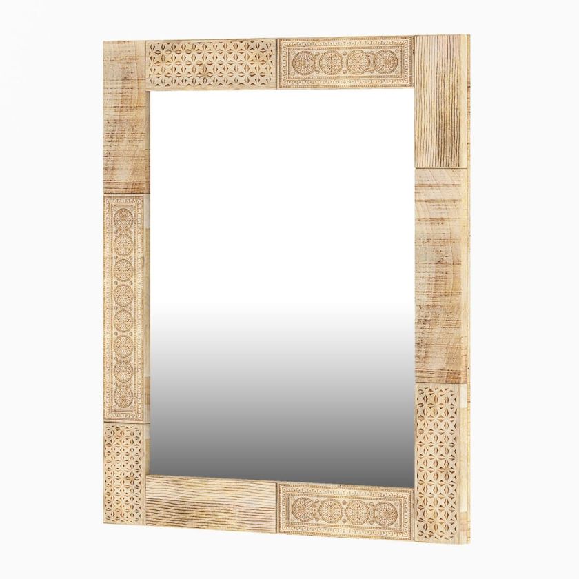 Picture of Cumbria Handcrafted Rustic Solid Wood Mirror Frame