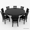 Picture of Novara Modern Solid Wood Dining Table And Chair Set