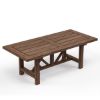 Picture of Bolzano Rustic Solid Wood Dining Table Set For 6