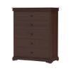 Picture of Classic  Handcrafted Mahogany Wood 5 Drawer Tall Dresser