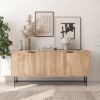 Picture of Hornitos Industrial Farmhouse style 4 Fluted Door Sideboard