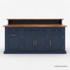 Picture of Monrovia Solid Wood 2 Tone Kitchen Island
