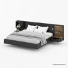 Picture of Clifden Rustic Solid Wood Modern Floating Platform Bed Frame