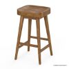 Picture of Seldovia Rustic Solid Wood Mid-century Bar Stool